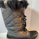 Sorel Tofino Felt Quilted Boots Gray/Black Women's Size 7 NL2113-242 Photo 4