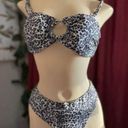 Sommer Ray  Leopard Bikini Set Ring Linked Cami Top & High Waisted SZ medium NWOT Photo 2