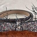 Kate Spade glitter bow belt, vegan leather, medium, NWT Photo 0