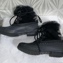 Tommy Hilfiger Woman’s Black Fur Lined Duck Snow Boots Photo 2