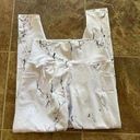 Buffbunny New  Limitless Leggings White Marble Size Large Photo 0