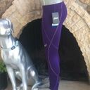 ASICS NEW  Motion Dry Purple Leggings NWT $55 Women's XS Photo 2