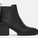 ZARA  Leather Black Lug Sole Heeled Chelsea Ankle Boots 8 Photo 11