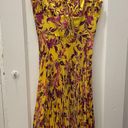 Delfi Collective Floral Pleated Dress Multi Size 4 Photo 0