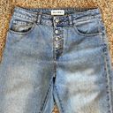 DL1961  Patti High Rise Straight Jeans in Vibrant Cropped Distressed Size 26 Photo 9