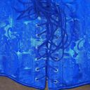 Frederick's of Hollywood NWT  Dream Hourglass Corset in blue floral size 34 Photo 9