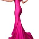 Jessica Angel  Off The Shoulder Mermaid Gown Fuchsia Pink Size XS NWT Photo 3