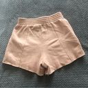 Good American  the high waist sweat short blush pink size small Photo 7