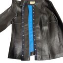 Cache  100% Leather Jacket Lighterweight Lined Sz 4 Photo 8