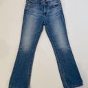 AG Adriano Goldschmied  The Jodi Crop Denim Blue Jeans Flare Slit Hem EUC Sz 25 Photo 7