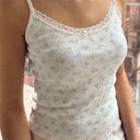 Brandy Melville Teddy Bear Lace Tank Tan Photo 0