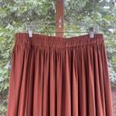 Stonebridge Women's Vintage Pleated Maxi Skirt Tan Size XL Brown Photo 3