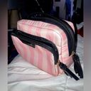 Victoria's Secret Victoria’s Secret Pink Striped Cosmetic Bag Photo 8