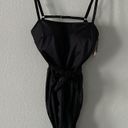 Victoria's Secret Victoria’s Secret Black One Piece Tie Waist Swimsuit NWT Photo 2