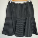 Ralph Lauren  Black Label Trumpet Style Skirt Black  White Stripe Womens Size 4 Photo 4