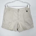 DKNY  Jeans 100% Cotton High-Rise Beige Shorts Size 6 Photo 0