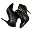 Ann Taylor  Black Leather Ankle Booties(Size 8.5M) Photo 1