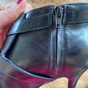 Ralph Lauren “Lorelei” Black Leather Stiletto With 2 Buckles Side  Size 7.5 B NW Photo 9