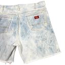 Dickies Festival Grunge Jean Shorts Size 38" Womens 18 Cutoff Bleach Dyed Fringe Hems Photo 5