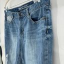 Gap  Factory Sexy Boyfriend Crop/Ankle Medium Wash Denim Women 12 Patchwork Jeans Photo 4