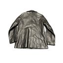 Gap Vintage 90s 2000s Y2k Leather  Jacket‎ Womens Small Zip Goth Grunge Photo 4