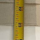 Larry Levine  Tan‎ Linen Blend Scalloped Front Skirt NWOT Photo 7