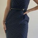 Ali Ro Blue & Black Striped  Dress Size 2 Photo 0