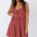 Princess Polly Luisa Red Floral Mini dress Photo 1