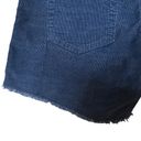 Gap  Womens 4 Frayed Hem Corduroy Short in Ocean Blue NEW Photo 5