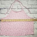 Nordstrom  BP. Womens Pink Daisy Sakura, Cropped, Halter Top Size 1X Photo 4