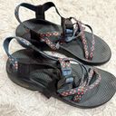 Chacos Chaco ZX1 Sandals Classic Strappy Hiking Water Shoes Burst Blue Pink size 8 Photo 0