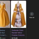 Rococo New Outlander yellow  maxi dress Photo 6