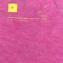 Xersion I’M SO PINK v-neck foil Print athletic shirt top pink cancer awareness Photo 6