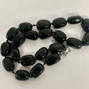 Onyx black  beaded necklace Photo 5