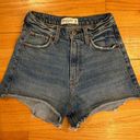 Abercrombie & Fitch High Rise Denim 90s Cut Off Shorts Photo 1