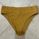 Rip Curl Yellow Mid-Waist Medium Full Coverage Bikini Bottoms Photo 0