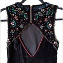 Ecote  x Urban Outfitters Jasmina Black Velvet Embellished Shift Dress Moody Fall Photo 7