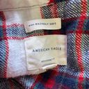 American Eagle  extra large plaid, women’s flannel shirt, BoHo Photo 5