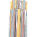 Sandy & Sid  Button Front Midi Dress Pastel Blue S Photo 1