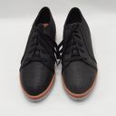 Qupid  Shoes Women's Size 6 Black Metallic Low Top Lace Up Platform Photo 1