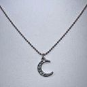 American Eagle AEO Crescent Moon Sparkly Necklace Photo 0