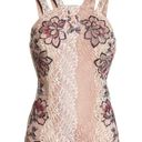 Foxiedox  Georgina Lace Appliqué Sheath Dress In Blush Multi Size 14 NWT Photo 4