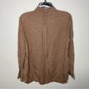 Thread and Supply  basic brown button down shirt size large Photo 3