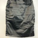 White House | Black Market WHBM Pink/Black Satin Strapless Rhinestone Bodycon Pencil Dress Size 4 Photo 8