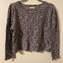 Madewell Womens  Multi-Color Cropped Crewneck Sweater Long Sleeve Size Large Photo 0