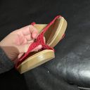 Cole Haan Like New!  Vintage y2k Knit Crochet lace up Slingback sandals Photo 5