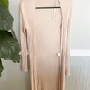 Lovers + Friends  Davenport Ribbed Knit Camel Duster Size Small Photo 1