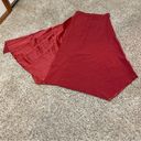 Hugo Boss  Veilla Red Mixed Media Asymmetric Hem Midi Skirt Satin Size 4 Photo 12