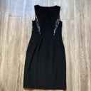 XScape  Black and Nude Lace Bodycon Mini Cocktail Dress Size 6 Photo 6