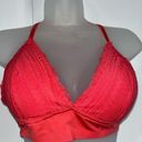 Marilyn Monroe  Collection Bra Size Large Coral Red PolyestSpandex Lace Smoothing Photo 2